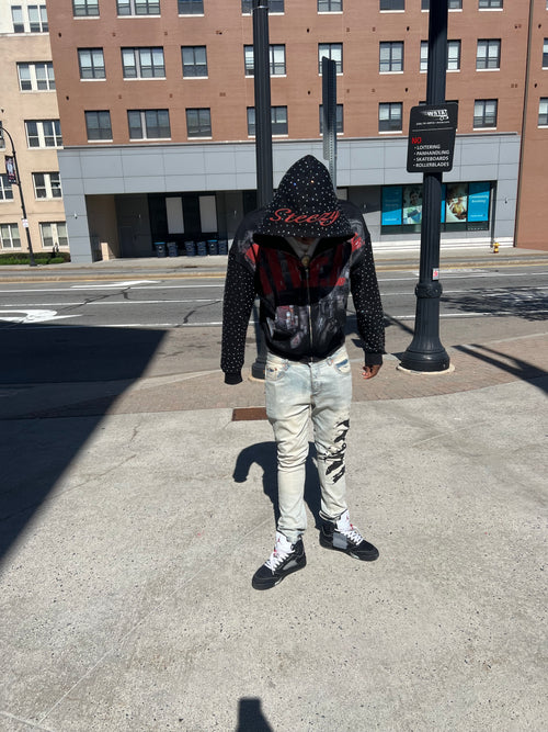 STEEZY RAINSTONE HOODIE(PRE-ORDER)