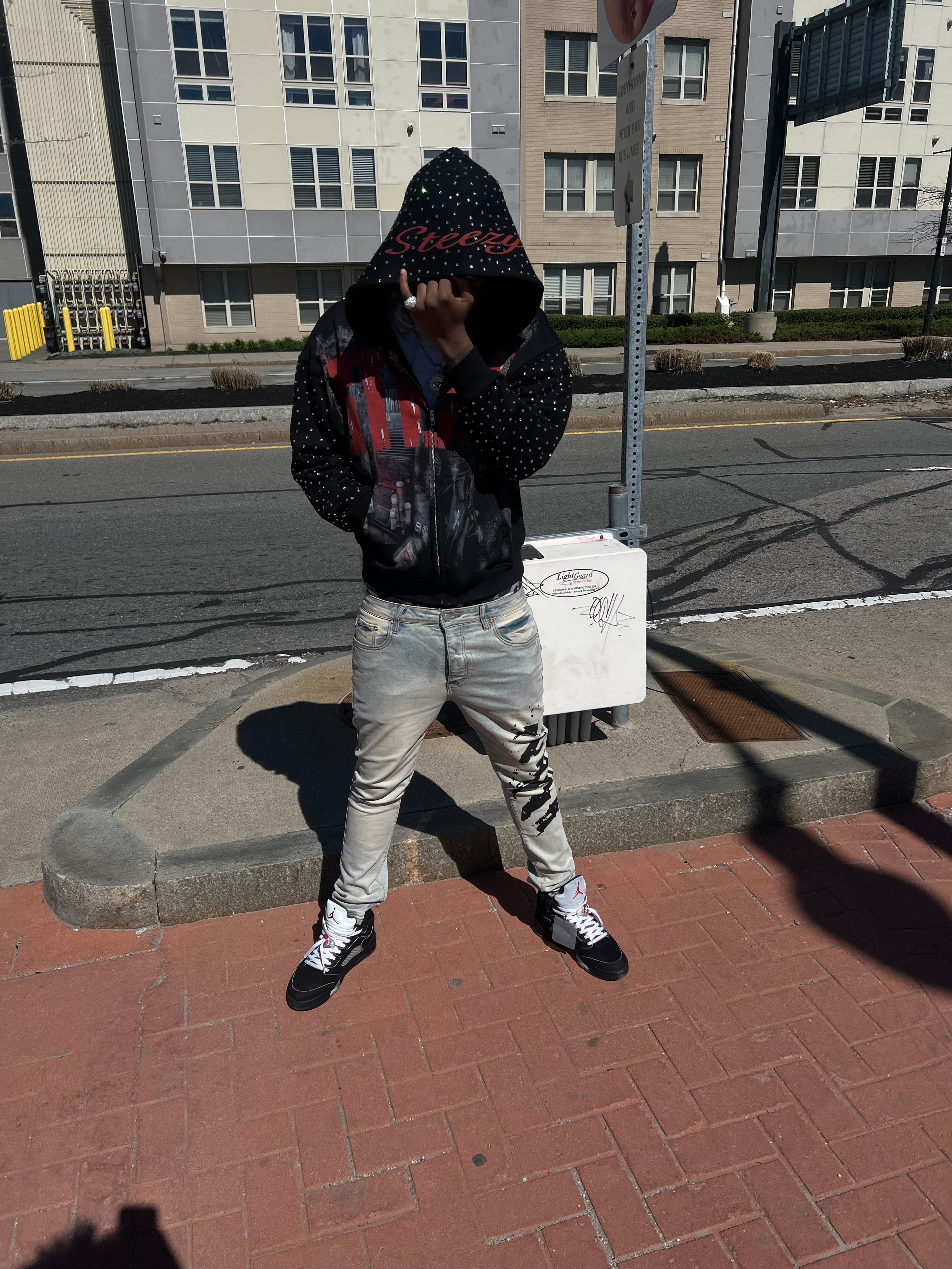 STEEZY RAINSTONE HOODIE(PRE-ORDER)