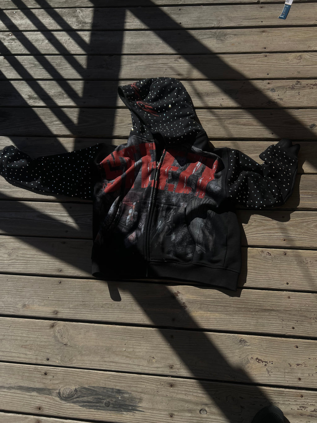 steezy rainstone hoodie